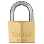 ABUS 11989 65/40mm Brass Padlock Keyed Alike 6404