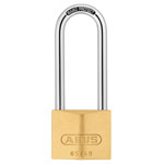 ABUS 12016 65/40mm Brass Padlock 63mm Long Shackle Keyed Alike 6404