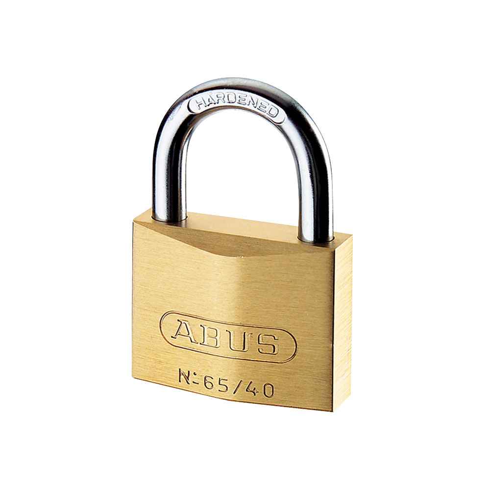 ABUS 27483 65/40mm Brass Padlock Master Keyed MK65401 Rapid Online