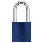 ABUS 45233 72/40mm Aluminium Padlock 40mm Long Shackle Blue Keyed Alike TT60121