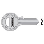 ABUS 00681 84/40 40mm R Key Blank