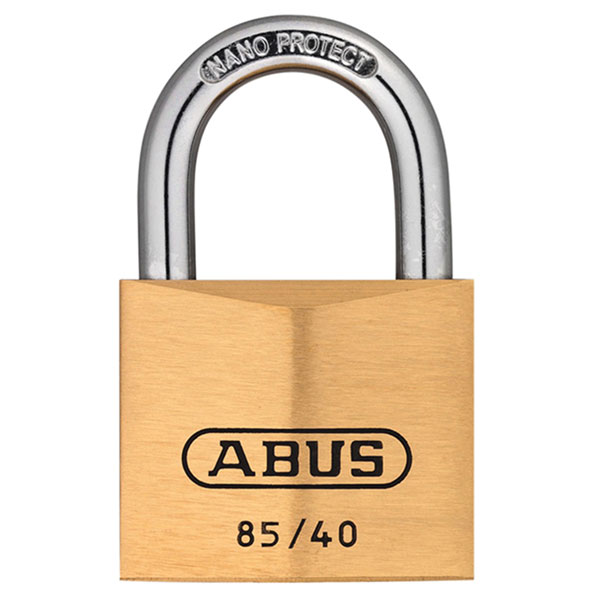  02377 85/40mm Brass Padlock