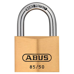 ABUS 02479 85/50mm Brass Padlock Keyed Alike 2747