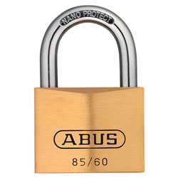 ABUS 02493 85/60mm Brass Padlock Keyed Alike 2703