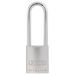 ABUS 04391 86TI/45mm TITALIUM™ Padlock Without Cylinder 80mm Long Shackle