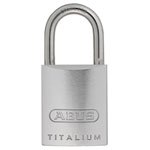 ABUS 277795 86TIIB/45mm TITALIUM™ Padlock Without Cylinder S/S Shackle