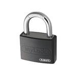 ABUS 49945 T65AL/40mm My Lock Aluminium Padlock Black Keyed Alike 6402