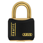 ABUS 00384 T84MB/20mm Black Rustproof Padlock Carded