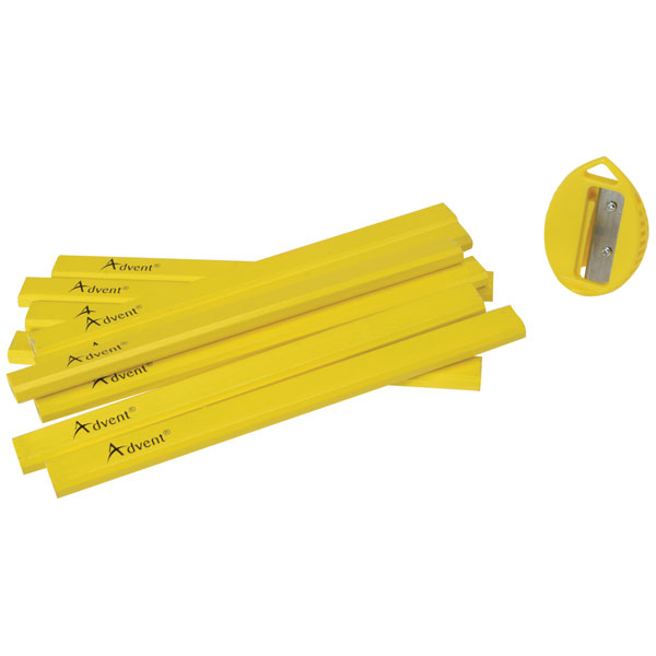 Click to view product details and reviews for Advent Acptub10 Carpenters Pencils Tub Of 10 Sharpener.