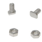 ALM GH003 Cropped Glaze Bolts & Nuts Pack of 20