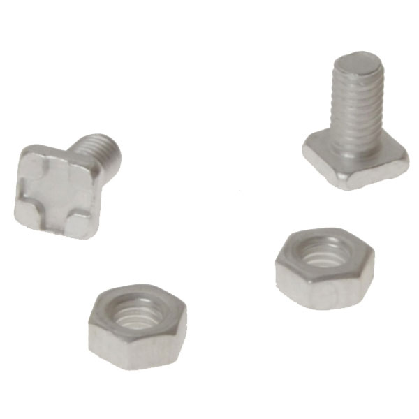 ALM GH004 Square Glaze Bolts & Nuts Pack of 20