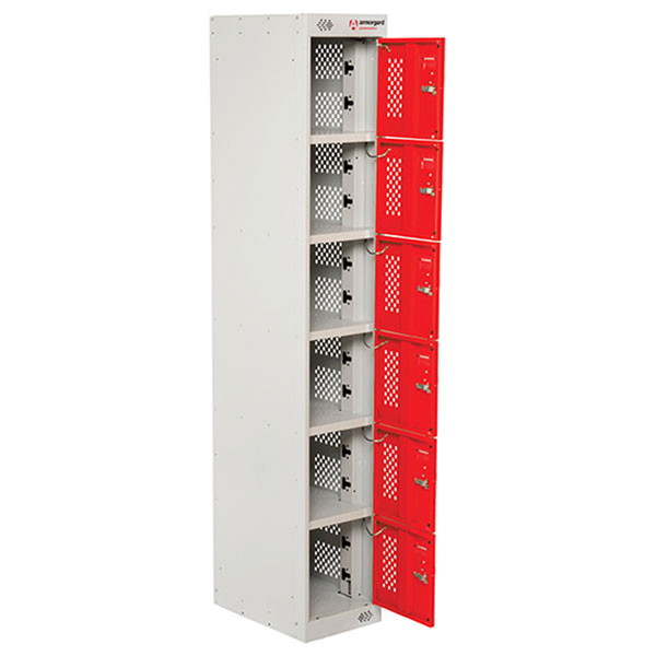  PWS6 PowerStation™ 6 Door Charging Locker 300 x 450 x 1800mm