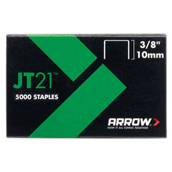 Arrow A276 JT21 T27 Staples 10mm (3/8in) Box 5000