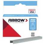Arrow A224 P22 Staples 6mm (1/4in) Box 5050