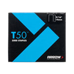 Arrow A509 T50 Staples 14mm (9/16in) Pack 5000 (4 x 1250)