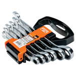 Bahco 1RM/SH6 1RM Ratcheting Combination Wrench Set, 6 Piece