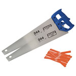 Bahco 244-22-2P-PHB 2 x 244 Hardpoint Handsaw 550mm (22in) & Pack of 10 Pencils