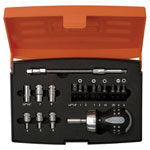 Bahco 808050S-18 Stubby Ratchet Screwdriver Set, 18 Piece