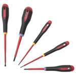 Bahco BE-9882S Insulated ERGO™ Screwdriver Set, 5 Piece SL/PH