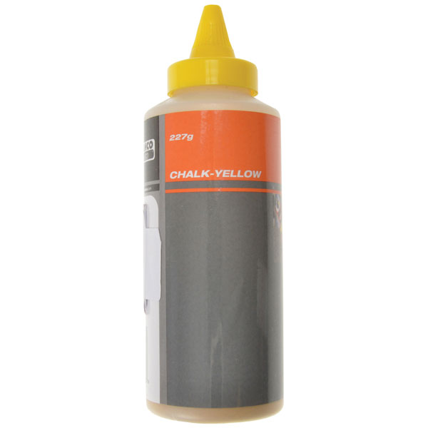 Bahco CHALK-YELLOW Chalk Powder Tube Yellow 227g
