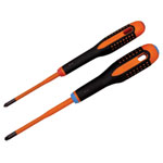 Bahco BE-9890SL Insulated ERGO™ SLIM Combi Screwdriver Twin Pack