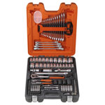 Bahco S106 Socket & Spanner Set of 106 AF & Metric 1/4 & 1/2in Drive