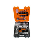 Bahco S108 Socket & Combination Spanner Set of 108 Metric 1/4in & 1/2in Drive