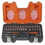 Bahco S460 Socket Set of 46 Metric 1/4in Drive