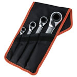 Bahco S4RM/4T S4RM Series Reversible Ratchet Spanner Set, 4 Piece