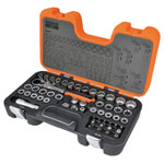Bahco S530T Pass-Through Socket Set of 53 Metric 1/2in Drive