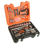 Bahco S910 Socket & Spanner Set of 92 Metric & AF 1/4 & 1/2in Drive