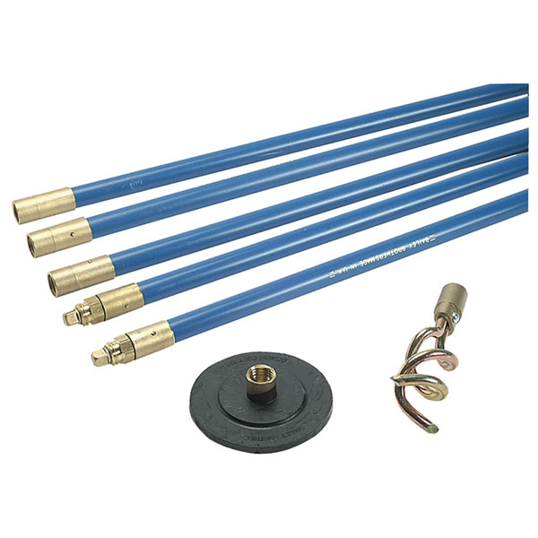  1323 Lockfast 3/4in Drain Rod Set 2 Tools