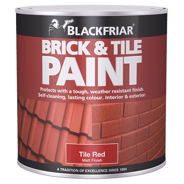  BF0160001E1 Brick & Tile Paint Matt Red 500ml