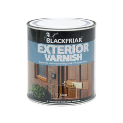 Blackfriar BF0090001F1 Exterior Varnish UV66 Clear Gloss 250ml