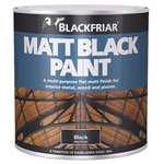 Blackfriar BF0520001E1 Matt Black Paint 500ml