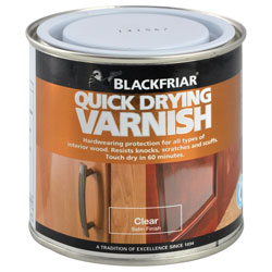 Blackfriar BF0270002E1 Quick Drying Duratough Interior Varnish Clear Satin 500ml