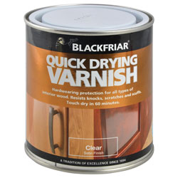 Blackfriar BF0270002F1 Quick Drying Duratough Interior Varnish Clear Satin 250ml