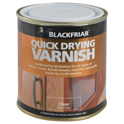 Blackfriar BF0270003F1 Quick Drying Duratough Interior Varnish Clear Matt 250ml