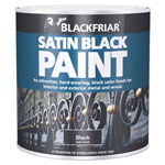 Blackfriar BF0520003E1 Satin Black Paint 500ml