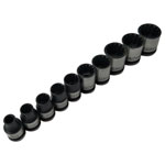 BlueSpot Tools 1543 3/8in Drive Spline Socket Set Metric, 10 Piece