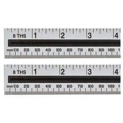 BlueSpot Tools 33930 Aluminium Ruler 150mm (6in)