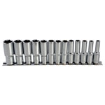 BlueSpot Tools 01542 Deep Socket Set of 13 Metric 3/8in Square Drive