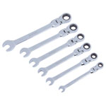 BlueSpot Tools 4312 Flexible Head Ratchet Set, 6 Piece