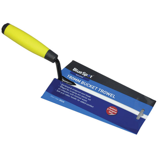 BlueSpot Tools 24114 Soft Grip Bucket Trowel 180mm (7in)