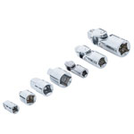 BlueSpot Tools 02076 Universal Joint & Adaptor Set 7 Piece
