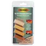 Briwax BWSWSLGT Wax Filler Sticks Light Wood Shades (Pack 4)