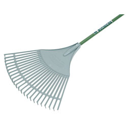 Bulldog 7128775480 Evergreen Plastic Leaf Rake Aluminium Shaft