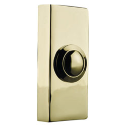 Byron 2204 Wired Doorbell Additional Chime Bell Push Brass