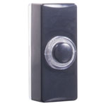 Byron 7720 Wired Doorbell Additional Illuminated Chime Bell Push Black