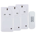 Byron SF-500S/3UK Smarthome Remote Control Socket Kit 3 Piece
